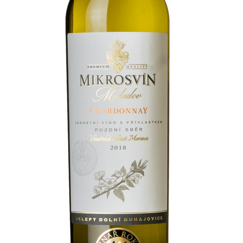 Chardonnay Flower Line Mikrosvín Mikulov Vínoodbodláků.cz