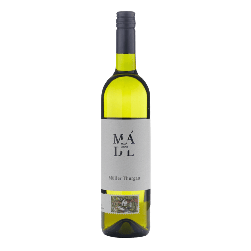 MÁDL MALÝ VINAŘ Müller Thurgau, moravské zemské víno, suché Mádl Malý vinař Vínoodbodláků.cz