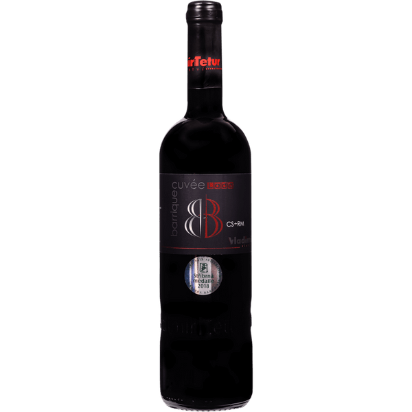 TETUR BB Barrique Laďa Cabernet Sauvignon & Merlot, cuvée červené, pozdní sběr Vladimír Tetur Vínoodbodláků.cz