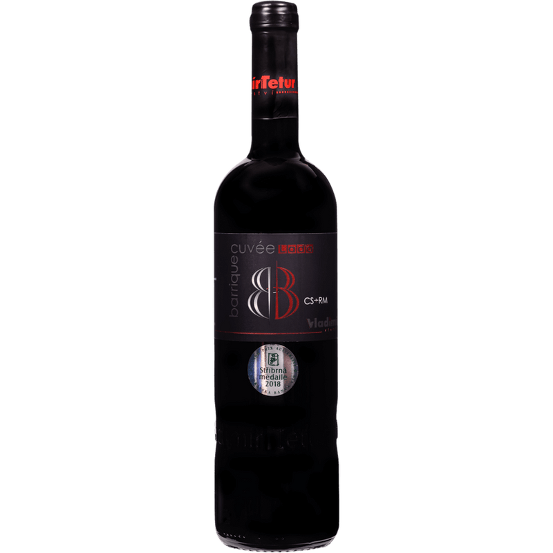 TETUR BB Barrique Laďa Cabernet Sauvignon & Merlot, cuvée červené, pozdní sběr Vladimír Tetur Vínoodbodláků.cz