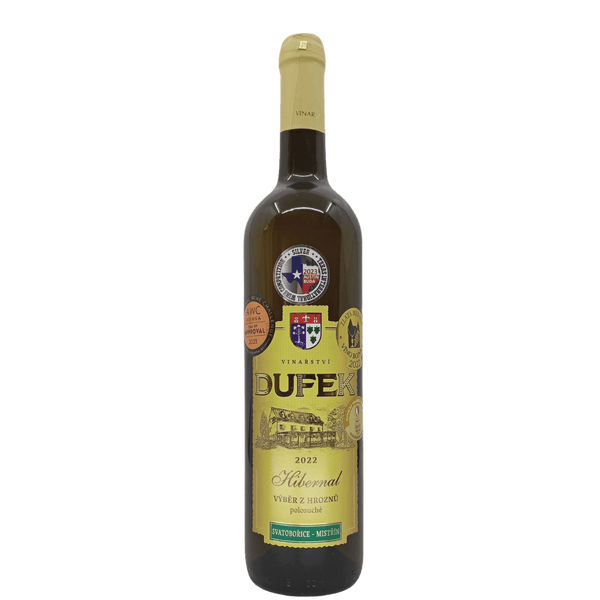 JOSEF DUFEK Hibernal, výběr z hroznů, polosuché (2022) Vínoodbodláků.cz Vínoodbodláků.cz