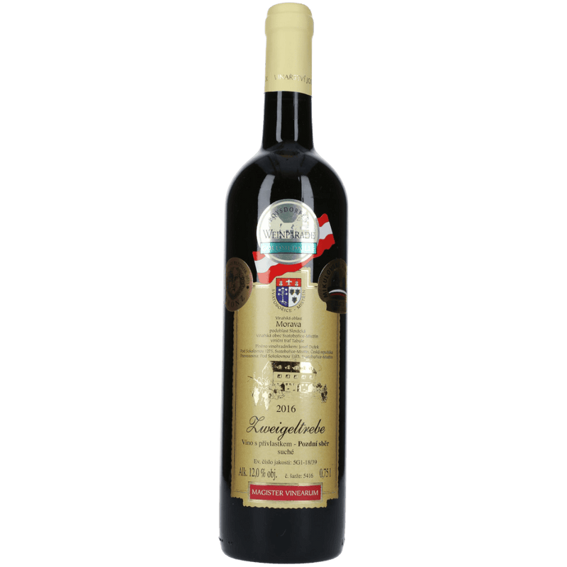 JOSEF DUFEK Zweigeltrebe, pozdní sběr, suché (2016) Vínoodbodláků.cz Vínoodbodláků.cz