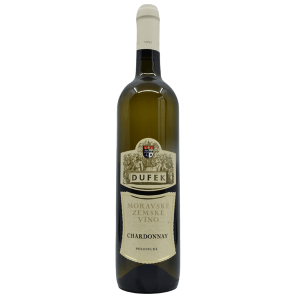 JOSEF DUFEK Chardonnay, moravské zemské víno, polosuché Josef Dufek Vínoodbodláků.cz