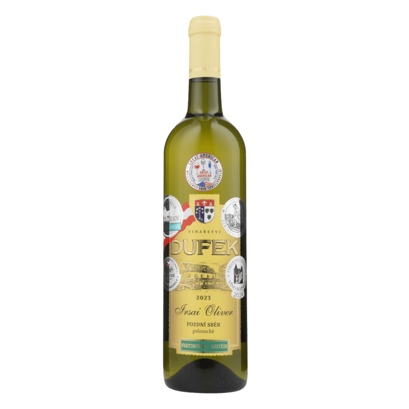 JOSEF DUFEK Irsai Oliver, pozdní sběr, polosuché (2022) Vínoodbodláků.cz Vínoodbodláků.cz
