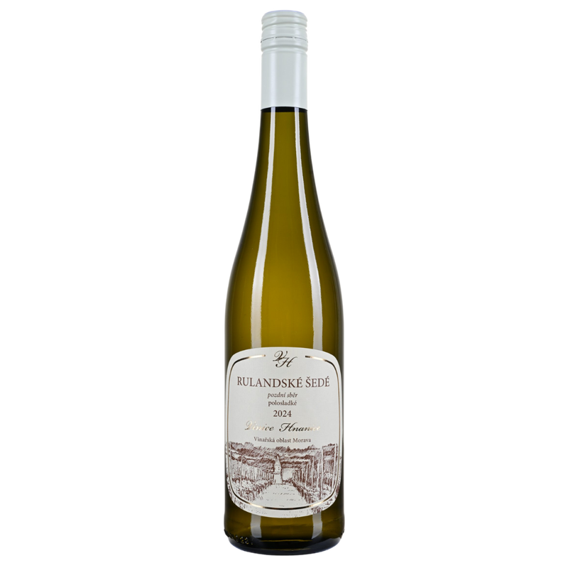 VINICE HNANICE Rulandské šedé, pozdní sběr, polosladké (2022) Vínoodbodláků.cz Vínoodbodláků.cz