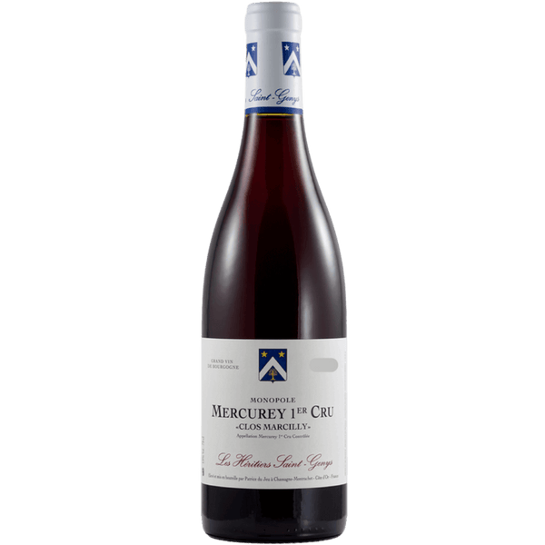 LES HERITIERS SAINT-GENYS Mercurey 1er Cru 'Clos Marcilly' Monopole AOC Rouge, rulandské modré, suché (2018) Les Heritiers Saint-Genys Vínoodbodláků.cz