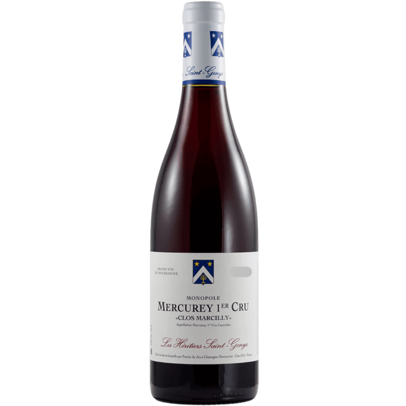 LES HERITIERS SAINT-GENYS Mercurey 1er Cru 'Clos Marcilly' Monopole AOC Rouge, rulandské modré, suché (2018) Les Heritiers Saint-Genys Vínoodbodláků.cz