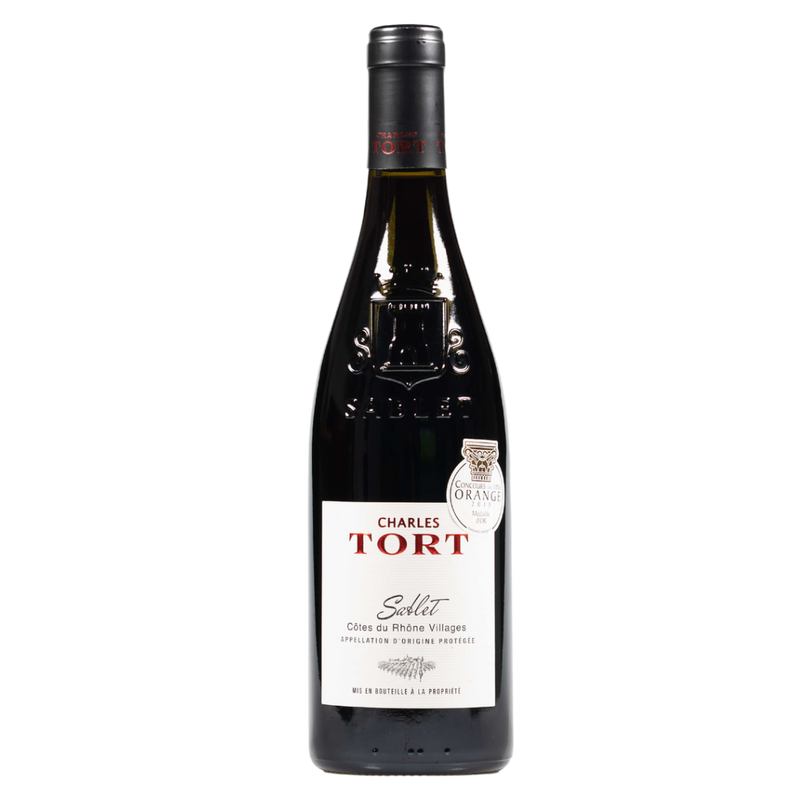 CHARLES TORT Sablet Cotes du Rhone Villages AOC