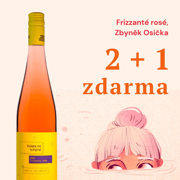 Akce 2+1 Frizzanté rosé Osička Vínoodbodláků.cz Vínoodbodláků.cz