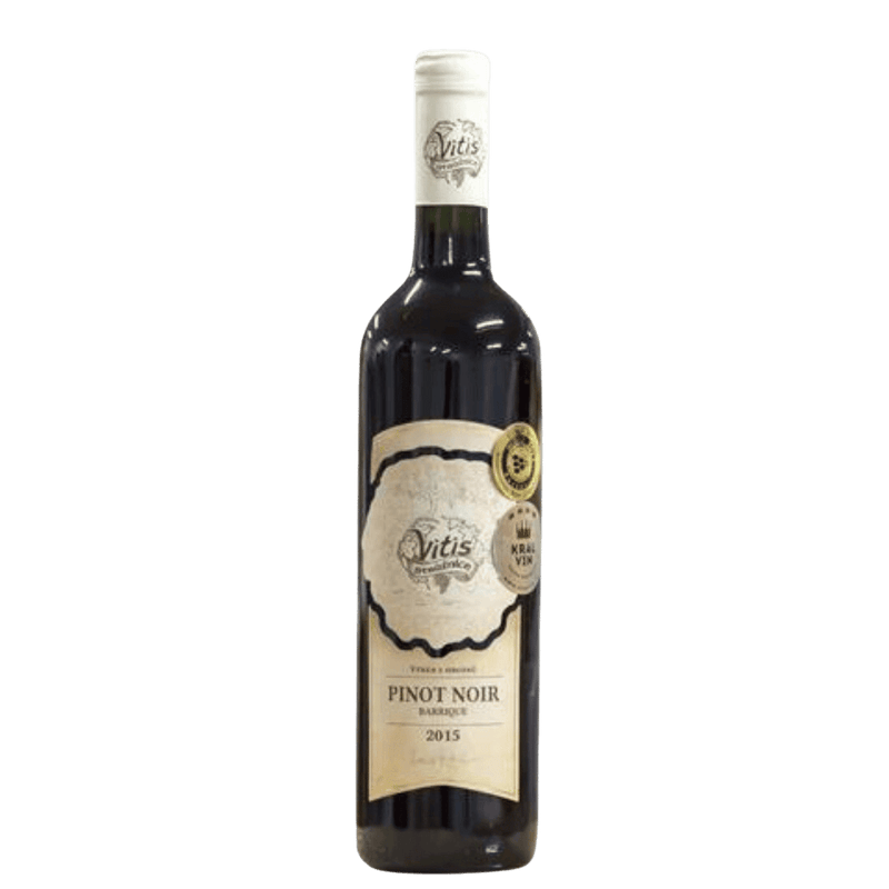 VITIS STRÁŽNICE Pinot Noir Barrique, rulandské modré, výběr z hroznů, suché Vitis Strážnice Vínoodbodláků.cz