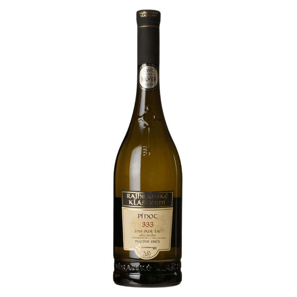 RAJHRADSKÉDSKÉ KLÁŠTERNÍ VINAŘSTVÍ Pinot 333 Sur Lie, cuvée červené, pozdní sběr, suché Rajhradské klášterní vinařství Vínoodbodláků.cz