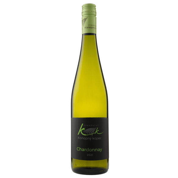 KONOPNÝ KOPEC Chardonnay, pozdní sběr, polosuché  (2020) Konopný kopec Vínoodbodláků.cz