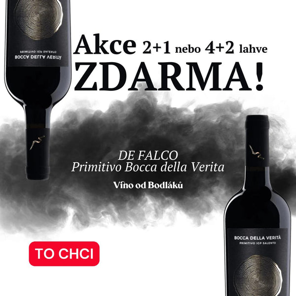 Akce DE FALCO Primitivo Bocca della Verita De Falco Vínoodbodláků.cz
