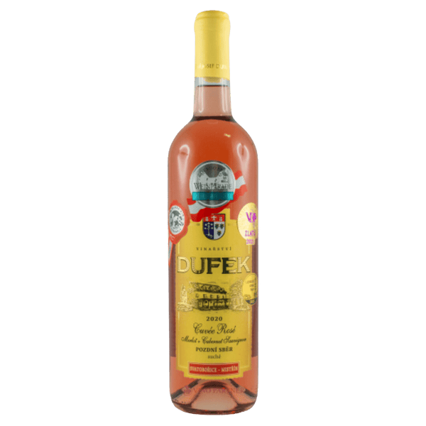 JOSEF DUFEK Cuvée Merlot Cabernet Sauvignon Rosé, pozdní sběr, suché (2020) Josef Dufek Vínoodbodláků.cz