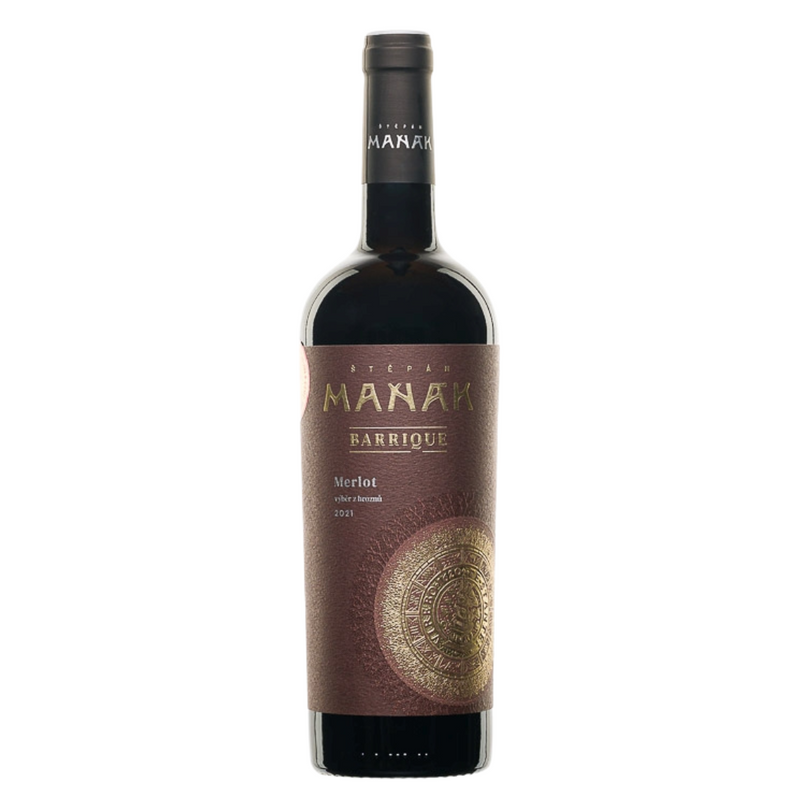 MANÁK Merlot, výběr z hroznů, suché (2021) Štěpán Maňák Vínoodbodláků.cz