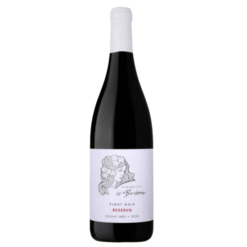 SVATÁ BARBORA Pinot Noir Reserva, rulandské modré, výběr z hroznů, suché (2020) Svatá Barbora Vínoodbodláků.cz