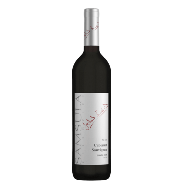 ŠAMŠULA Cabernet Sauvignon Traditionnel, pozdní sběr, suché (2022) Šamšula Vínoodbodláků.cz