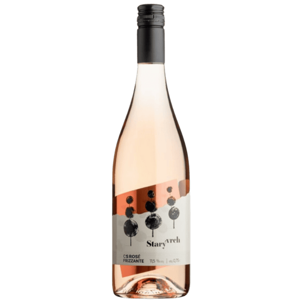 STARÝ VRCH Cabernet Sauvignon frizante rosé,  moravské zemské víno, polosuché Starý vrch Vínoodbodláků.cz