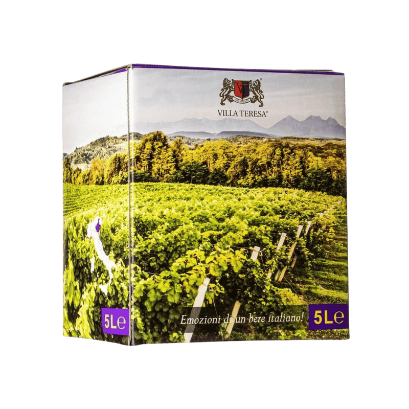 VILLA TERESA Merlot Bag in Box 5 litrů, polosuché Villa Teresa Vínoodbodláků.cz