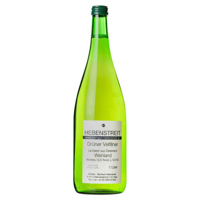 HEBENSTREIT Litrovka Grüner Veltliner Landwein Hebenstreit Vínoodbodláků.cz
