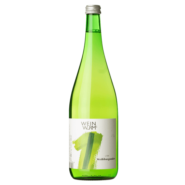 WEINWURM Litrovka Weissburgunder WeinWurm Vínoodbodláků.cz