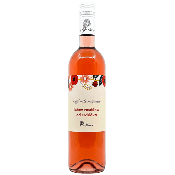Lahev roséčka od srdéčka (Zweigeltrebe Rosé) Svatá Barbora Vínoodbodláků.cz