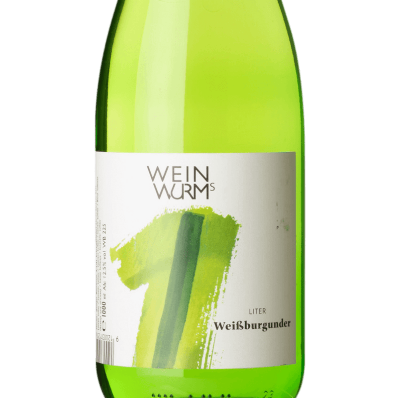 WEINWURM Litrovka Weissburgunder WeinWurm Vínoodbodláků.cz