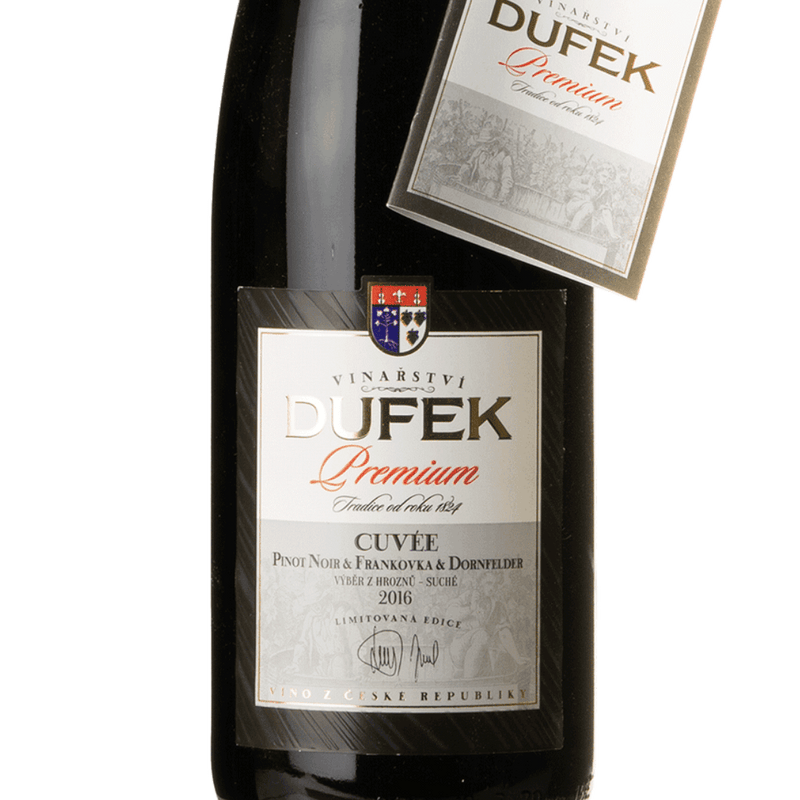 Cuvée Premium výběr z hroznů (Pinot Noir Frankovka Dornfelder) Josef Dufek Vínoodbodláků.cz