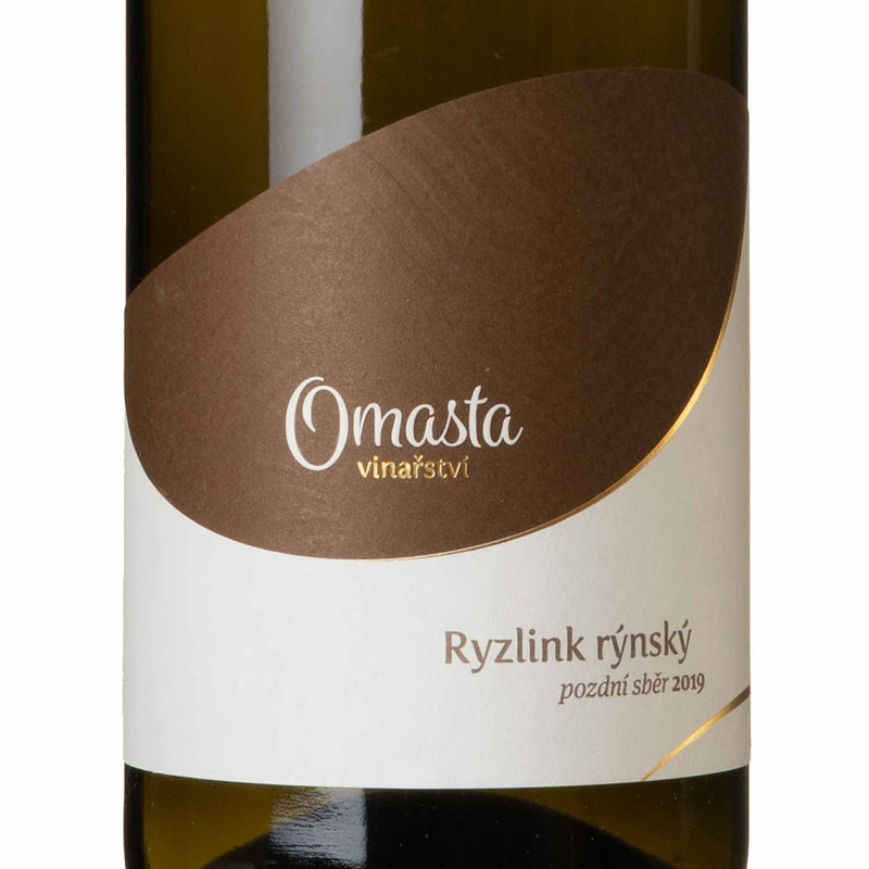 OMASTA Ryzlink rýnský pozdní sběr Omasta Vinařství Vínoodbodláků.cz